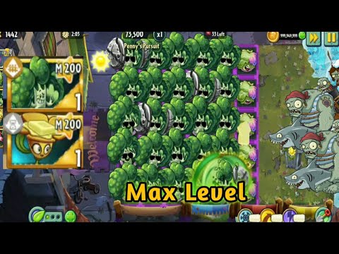 Plants Vs Zombies 2- New Plant Blockoli Max Level-Gameplay