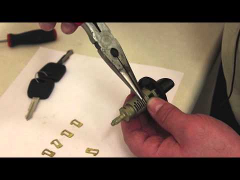 Recoding a new ignition lock cylinder