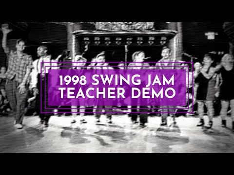 LINDY HOP performance at the San Francisco Swing Jam in 1998