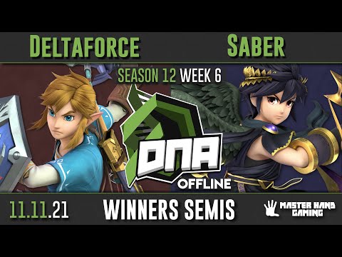 DNA S12:W6 - Deltaforce (Link) Vs. Saber (Dark Pit, Samus) - W Semifinals