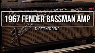 Video thumbnail for 1967 Fender Bassman AB165 | Playthrough Demo by ChoptonesOfficial