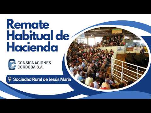 Fecha 31 / 08 / 2026 - Remate habitual de Consignaciones Córdoba