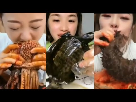 Seafood Mukbang ASMR | Rare/ Weird Chinese Seafoods Compilation 3