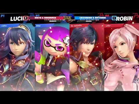 Raito (Lucina) & Abadango (Inkling) vs luckywind (Chrom) & Antiyami (Robin) - JRWI!11 Doubles