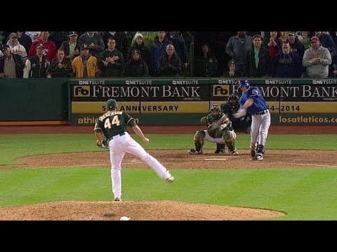 Wilson doubles to tie the game in the 9th