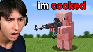 Minecraft, But Mobs Have Guns...