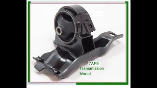 How to replace the Transmission mount on a Toyota Corolla 7afe 1994