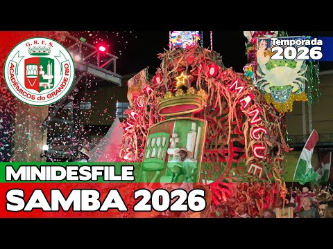 GRANDE RIO 2026 AO VIVO | MINIDESFILE NO DIA NACIONAL DO SAMBA 4K | #DNS2025