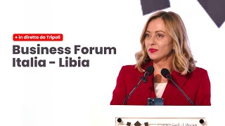 🔴 Tripoli, il mio intervento al Business Forum Italia-Libia