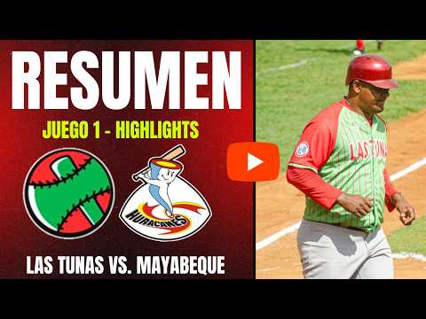 🔴 Las Tunas vs. Mayabeque | Resumen Juego 1 | IV Liga Élite del Béisbol Cubano