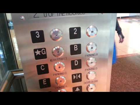 Amazing US Traction Glass Elevator @ the Tabor Center in Downtown Denver, CO