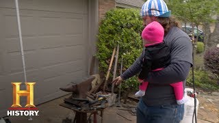 Forged in Fire: Bonus - Lion Spear Home Forge Challenge (Season 5, Episode 14) | History