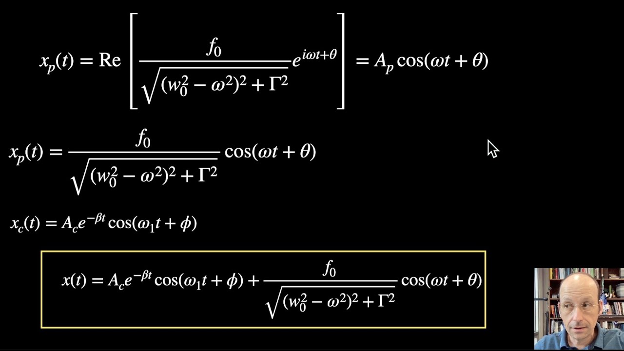 The Damped Driven Harmonic Oscillator