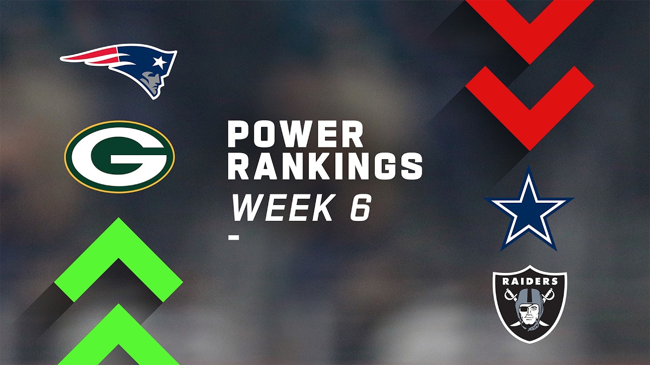 NFL Power Rankings Week 6: Packers Rise 11, Cowboys Drop 10 Spots