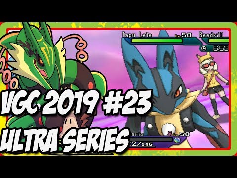 Pokemon Ultra Sun & Ultra Moon VGC 2019 Ultra Series: Follow Me Mega Lucario #23