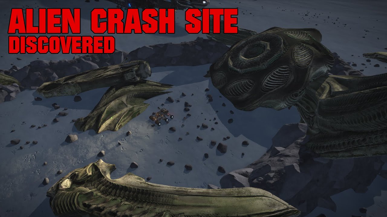 Elite Dangerous - Gamescon Alien Crash Site Discovered - Thargoids? - YouTube