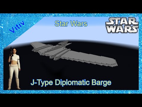 Star Wars J-Type Diplomatic Barge in Minecraft - Tutorial