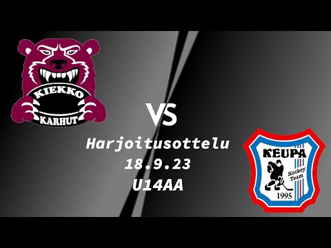 18.9.23 Kiekko-Karhut - KeuPa HT , U14AA, Harjoitusottelu