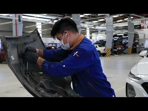 Tút lại "vẻ đẹp trai" cho xế yêu với dịch vụ đồng sơn chính hãng tại Hyundai Đông Sài Gòn