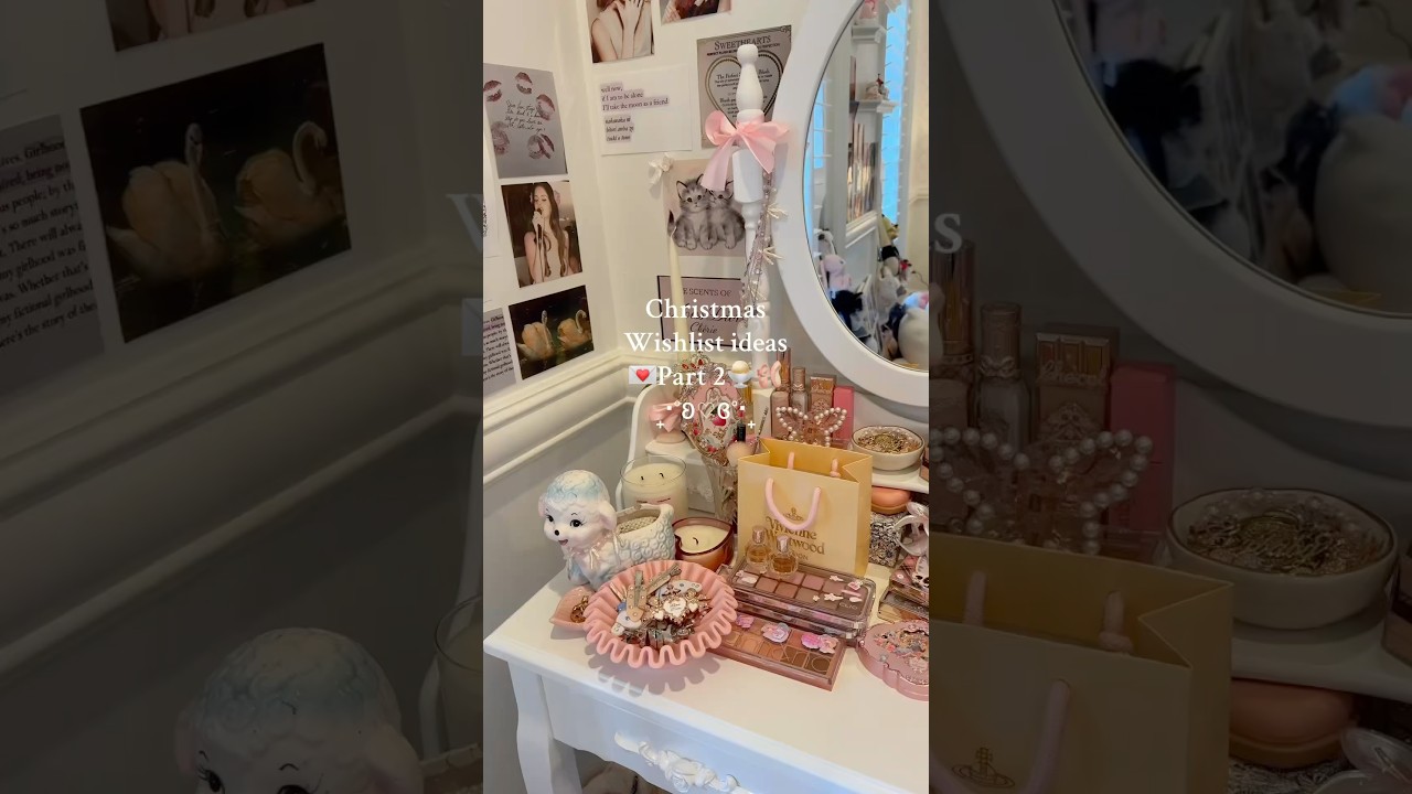 Christmas wishlist ideas part 2💌💗 #christmas #coquette #roominspo #wishlist #wishlistideas