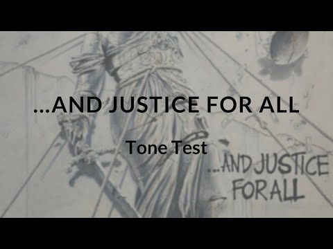 ...And Justice For All Guitar Tone Test