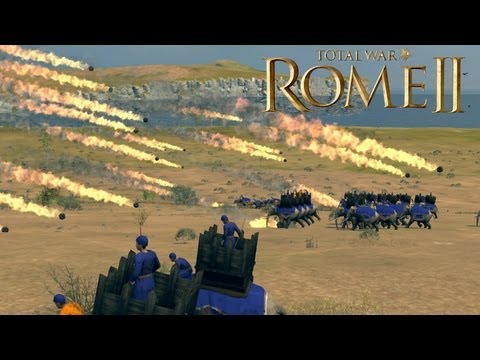 Total War: Rome 2 - 300 War Elephants vs 2.500 Catapults