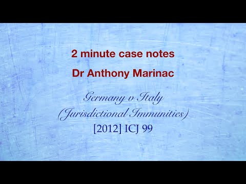 Germany v Italy (State Immunity)