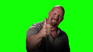 Stone Cold Steve Austin thumbs up green screen
