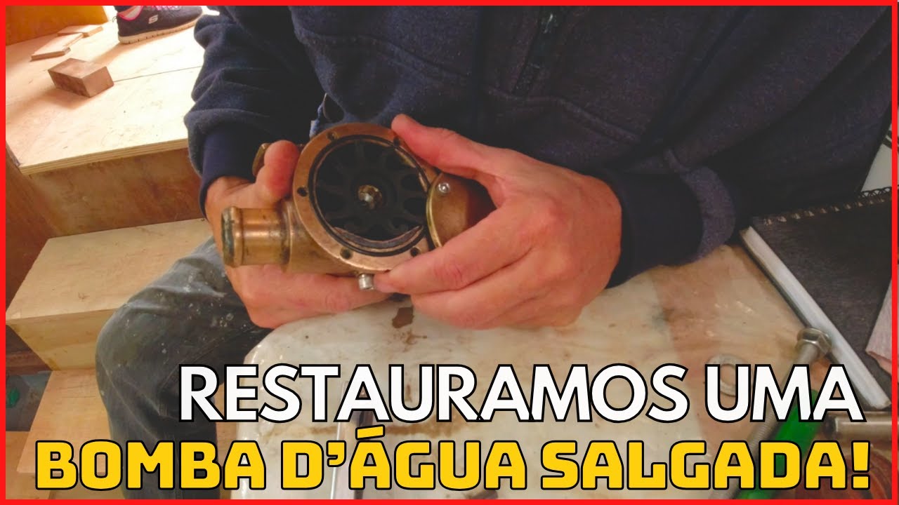 WE FINALLY INSTALLED THE ENGINE SALTWATER PUMP! S1.ep98