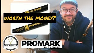 Video thumbnail for Promark ActiveGrip by D'Addario - Drumsticks Review by Pete Beswick Drums