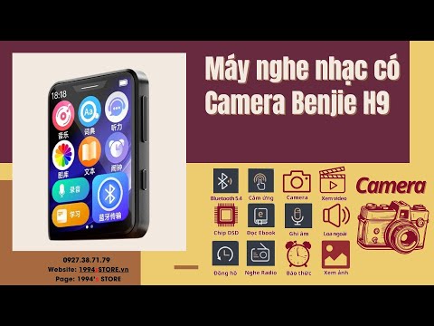 Máy Nghe Nhạc Benjie H9 Có Camera – Bluetooth 5.4, Chip DSD Lossless, Cảm Ứng IPS – Chính Hãng