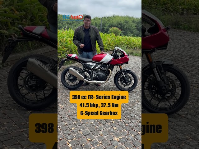 The exhaust note on the new Triumph Thruxton 400 cafe racer. Full review coming on Aug 11, 2025