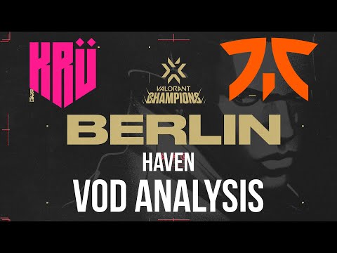 VOD ANALYSIS: GAME 1 Fnatic vs KRU VCT - VALORANT CHAMPIONS