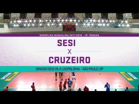 SESI-SP X CRUZEIRO AO VIVO | SUPERLIGA 17/18 HD