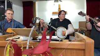 Jesus Hold My Hand - Blue Tradition Band at Garrett Texas #bluegrass #gospel #fiddle #guitar #banjo