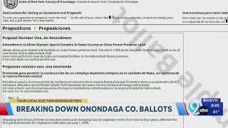 Download the video "Onondaga County voters to decide on two key propositions"