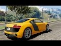 Audi R8 5.2 FSI V10 Plus Quattro S Tronic para GTA 5 vídeo 1