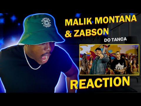 FIRST TIME HEARING MALIK MONTANA!  MALIK MONTANA & ŹABSON - DO TAŃCA (REAKCJA) POLISH RAP REACTION