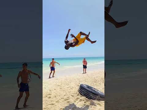 ZANZIBAR ISLAND 🏝 TALENT #zanzibarbeach #flip #flipwithzach #beach