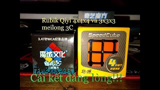 ||Mua rubik 4x4x4 Qiyi và 3x3x3 Moyu Meilong 3C trên Shopee và cái kết đắng lòng||