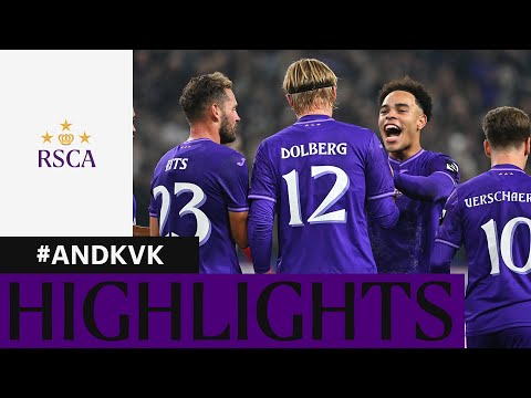 HIGHLIGHTS: RSC Anderlecht - KV Kortrijk | 2024-2025