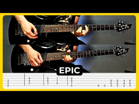Epic - Faith No More | Guitar Cover with Tabs | Lesson | Solos | Tutorial | All Guitar Parts