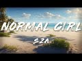 SZA Normal Girl Lyrics