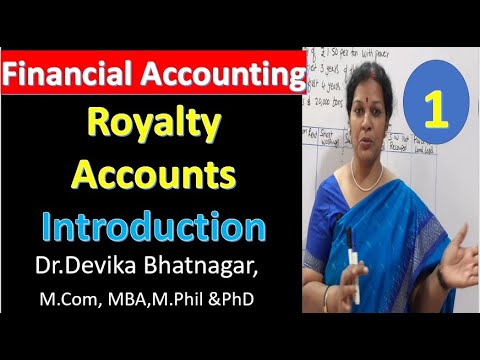 1 Royalty Accounts Introduction from Financial Accounting