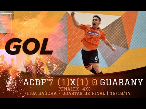 Liga Gaúcha 2017 - Quartas - ACBF 7 (1) x (1) 0 Guarany + Penaltis