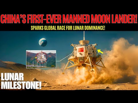China’s Big Leap: First-Ever Manned Moon Lander ‘Lanyue’Trial!