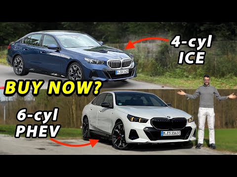 Thumbnail for Shall we buy one of these? BMW 5 Series G60 REVIEW with engine comparison 4-cyl petrol vs 6-cyl PHEV by BMW 5 Series (G60)