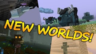 Minecraft Top 5 Dimension Mods (NEW WORLDS) - 2018