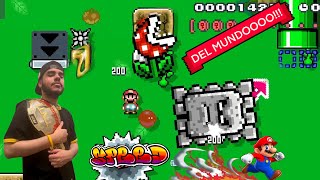 [Super Mario Maker 2] SUPERO el SPEEDRUN Mas DIFICIL SMW de Mario Maker! Del Mundoooo!!!