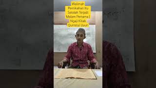 Download lagu Walimah Pernikahan Itu Setelah Terjadi Malam Pertama | Ngaji Kitab Qurrotul Uyun | Santri Pesantren mp3 Download lagu Walimah Pernikahan Itu Setelah Terjadi Malam Pertama | Ngaji Kitab Qurrotul Uyun | Santri Pesantren mp3